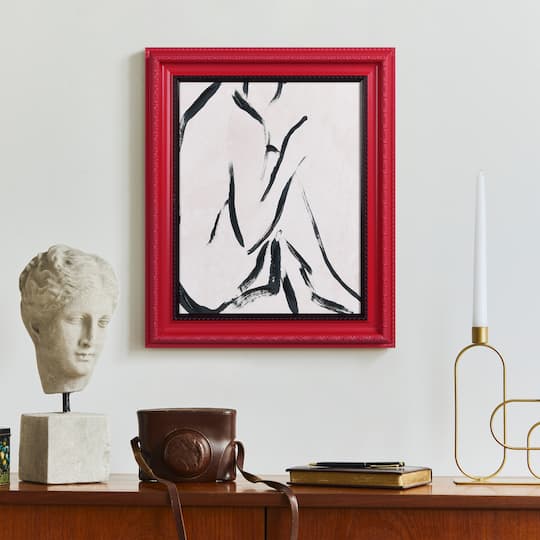 Empire Art Direct Chromatic Splendor 20" x 24" Abstract Silhouette Chromatic Hand Painted Embellished Wall Art Frame